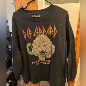 Def Leppard Graphic Sweatshirt